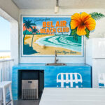 Bel Air Beach Club--Beach Deck Mural