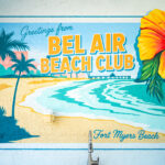 Bel Air Beach Club--Decorative Mural