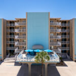 Island Towers Resort--Aerial View from Street