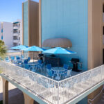 Island Towers Resort--2nd Story Balcony Dining and Grill Area
