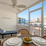 Ground Floor Patio View (pool view unit)