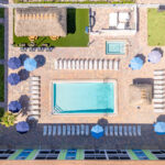 Aerial View of Resort and Pool